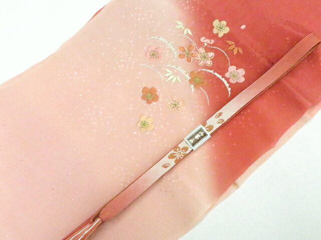 樂天商城 - 【中古】和装小物 帯揚げ帯締めセット 帯揚 帯締 刺繍 花 高麗組 金糸 26w06-8110【リサイクル】 IDnet
