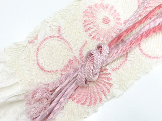 樂天商城 - 【中古】和装小物 帯締め帯揚げセット 平組 中抜き絞り 帯締 帯揚 26w06-8269【リサイクル】 IDnet