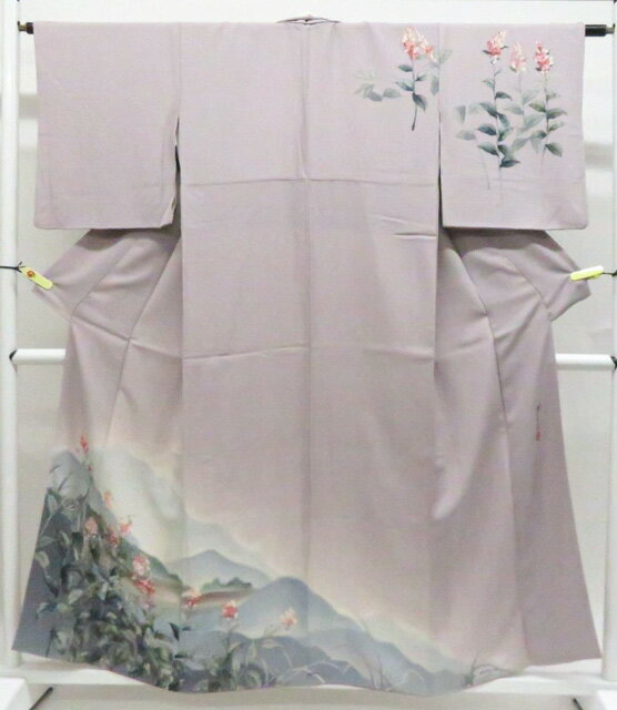 樂天商城 - 【中古】リサイクル着物 訪問着 作家物 落款 着物 正絹 身丈約155.5cm 裄丈約63.5cm 26z06-3374【リサイクル】 IDnet