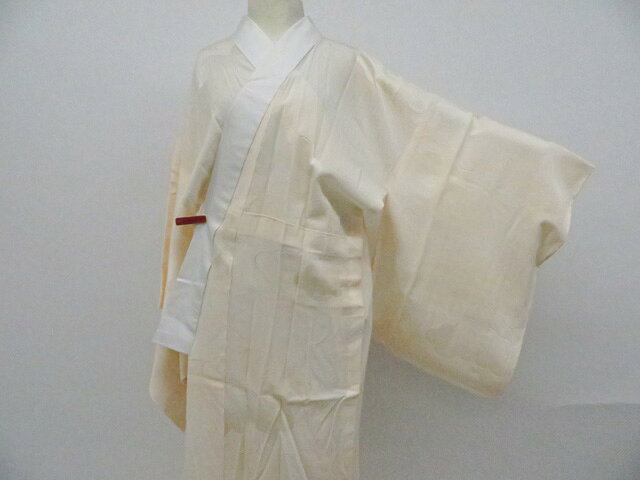 【中古】長襦袢 楊柳 着物 正絹 美品 身丈約140cm 裄丈約66cm 26z06-3484【リサイクル】 IDnet