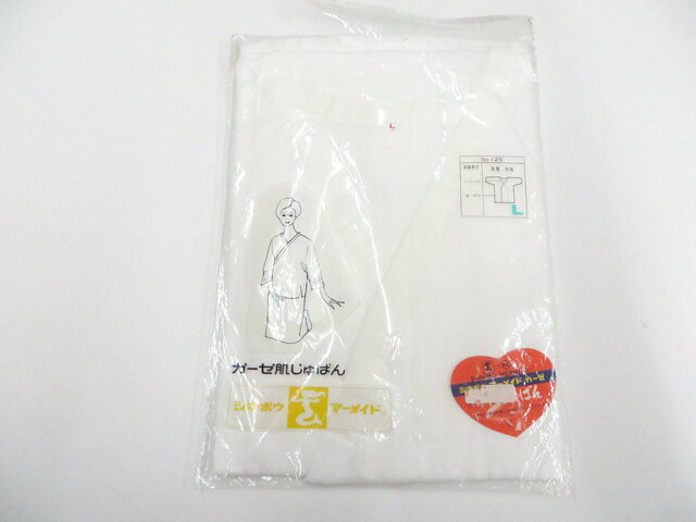 【中古】和装小物 肌襦袢 ガーゼ L 未使用品 美品 26w06-8823【リサイクル】 IDnet