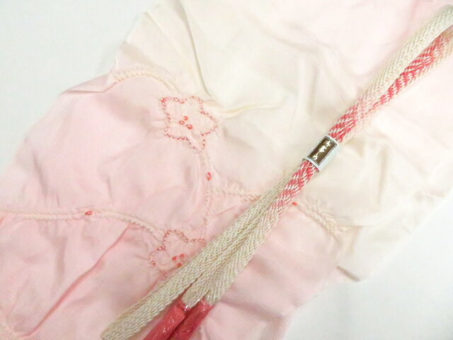 【中古】和装小物 帯締め帯揚げセット 帯締 帯揚 平組 夏物 絽 26w07-9681【リサイ...