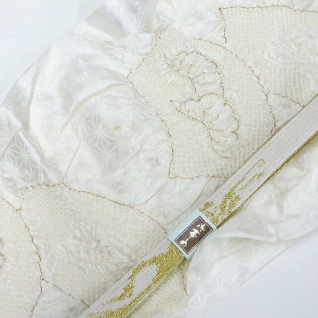 【中古】和装小物 帯締め帯揚げセット 帯締 帯揚 礼装用 高麗組 中抜き絞り 26w08-...