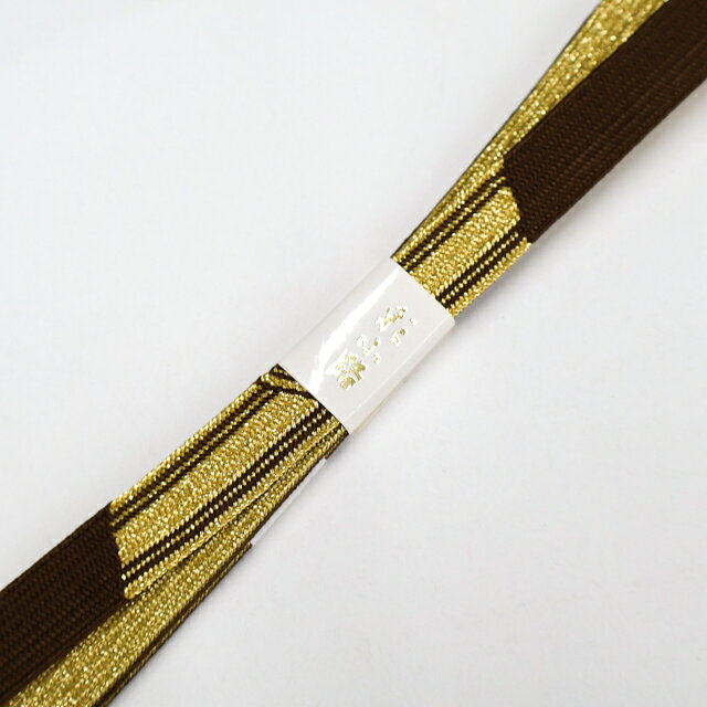 【中古】和装小物 帯締め 帯締 高麗組 金糸 美品 26w08-12029【リサイクル】 IDnet