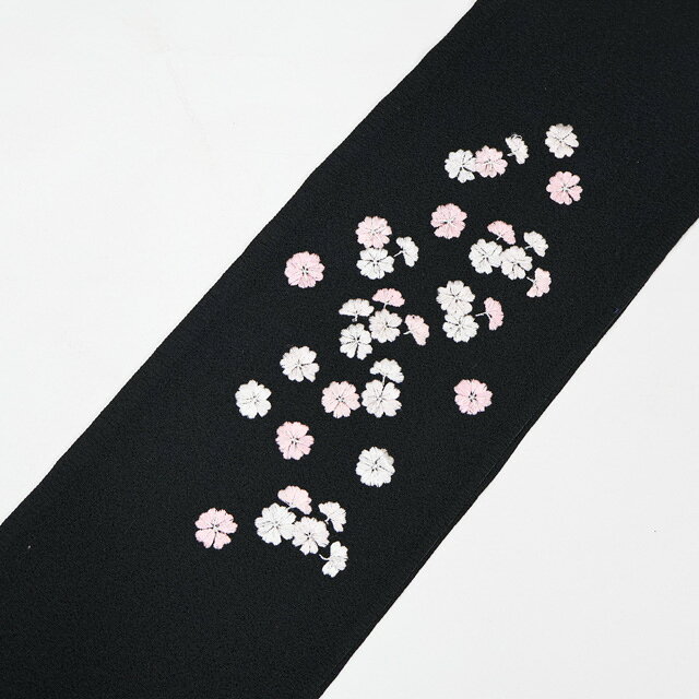 【中古】和装小物 半衿 刺繍 花 未使用品 美品 26w09-13395【リサイクル】 IDnet
