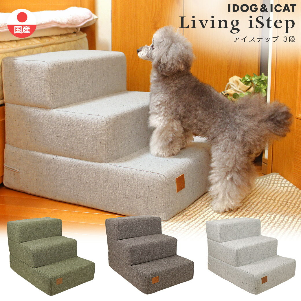 【 ペット 階段 ステップ 】iDog Living