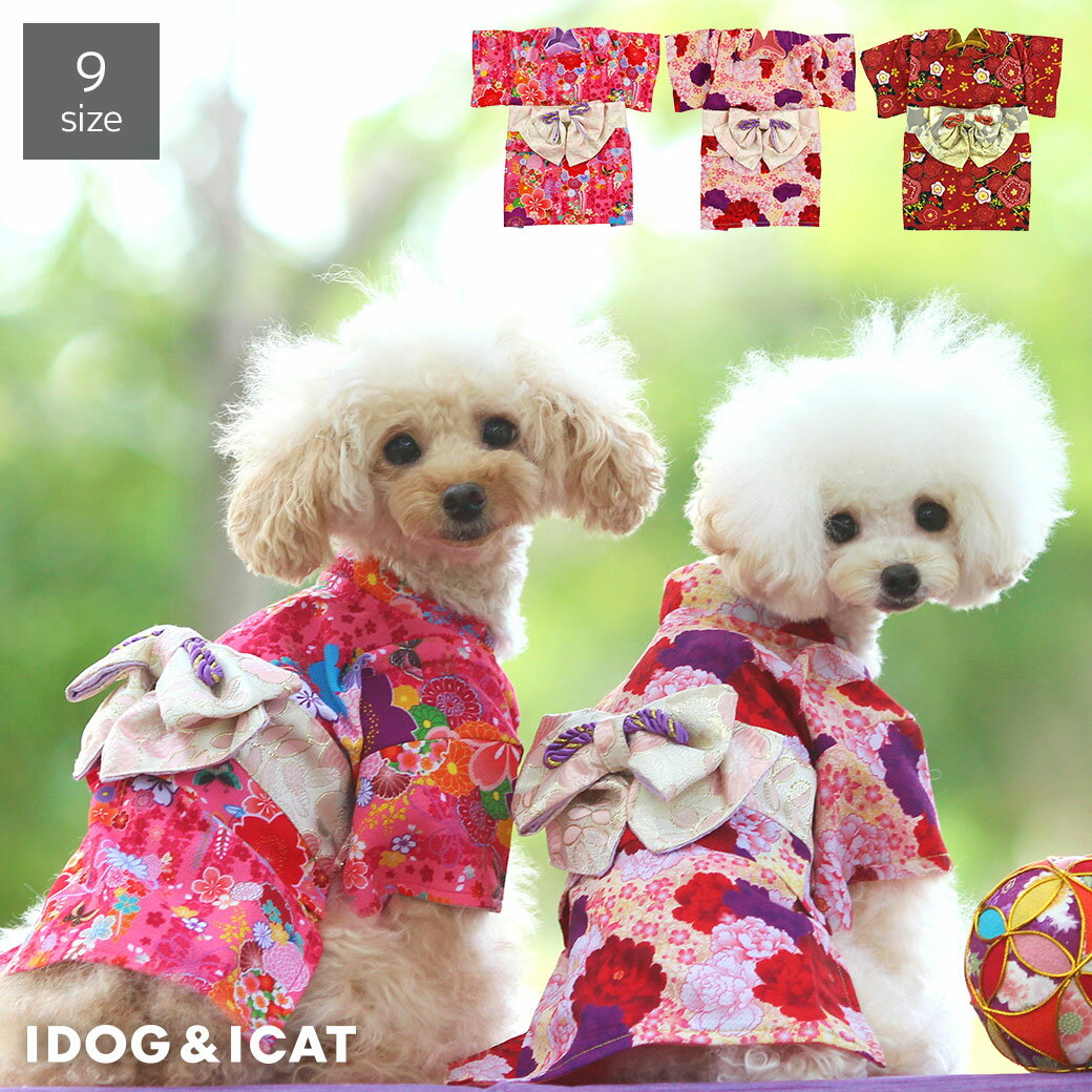 【 着物 犬 服 】iDog 愛犬用着物 ア