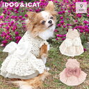 iDog ウェディング風レースワンピ