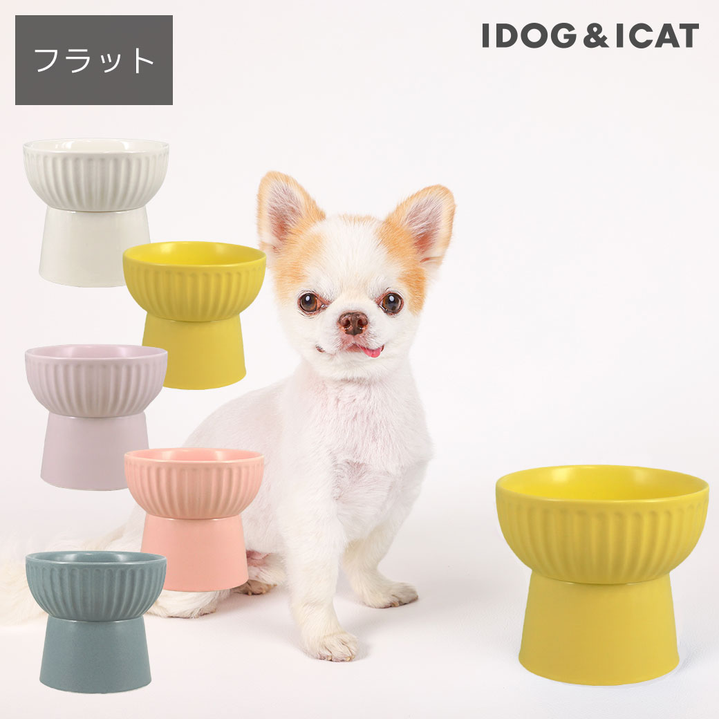 【 犬 猫 フードボウル 】IDOG&ICAT pelpas ペルパ フラットスタンドフードボウル アイドッグ【 ペット フードボール 餌入れ 水飲み 器 給水器 食器 皿 犬用食器 猫用食器 超小型犬 小型犬 犬用 猫用 icat idog 楽天 】