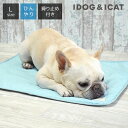 IDOG&ICAT ひんやり吸熱敷きパッド PCM Lサイズ 滑り止め付き アイドッグ