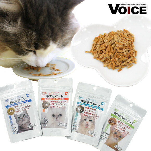 【 猫 おやつ 】DR.VOICE 猫にやさしいトリーツ メール便OK【 猫のおやつ 猫用おやつ キャットフード ペット ペットフード icat i dog 楽天 】【 あす楽 翌日配送 】