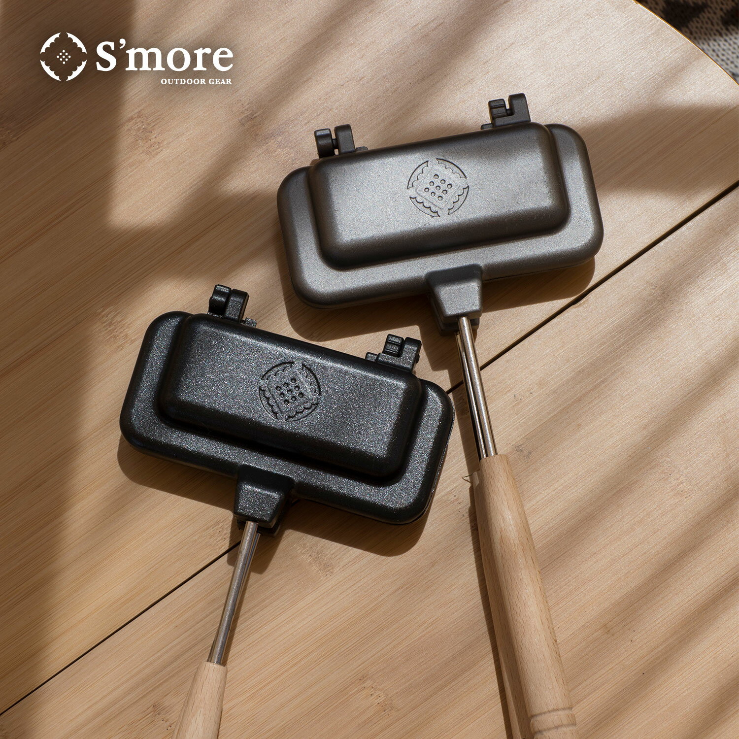 【お買い物マラソン】SMORE スモア サンド ワン ホットサンドメーカー バウルー キャンプ 直火 耳まで バーベキュー BBQ アウトドア ホットサンド 1枚 ホットサンドクッカー ホットパン 直火専用 耳まで美味しい!!パン1枚で作れるシングルタイプ ポイント ランキング 父の日のサムネイル