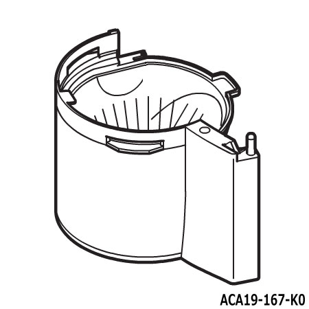 &nbsp; 在庫状況 【 在庫有り 】 ※離島・沖縄県は配送不可 関連商品はこちらから コーヒーメーカー用バスケットふた[ACA21-142-K] ※ご注文前に、型番及び適応機種を必ずご確認ください。 Panasonic National コーヒーメーカー用バスケット (蓋なし) メーカー純正品 ■適応機種： NC-A57 ※蓋(ふた)は別売りです。 ※こちらは部品のためメーカー保証対象外です。万一初期不良の場合は交換または返金対応とさせていただきます。 [家庭用 付属品 交換用 消耗品 パーツ ACA19167K0]