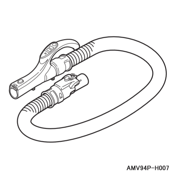 【純正品】AMV94P-H007 Panasonic ホース 掃除機用【MC-PL15GE1/MC-PL21GE7用】パナソニック 新品 ※離..