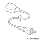 【純正品】AZN10-4633H Panasonic 電源コード IHデイリーホットプレート用【KZ-CX1/KZ-PS1P用】パナソニック 新品