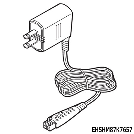 パナソニック　頭皮エステ 【在庫あり】【純正品】EHSHM87K7657 Panasonic ACアダプター メンズシェーバー・頭皮エステ・濃密泡ブラシ用【ES-RT48/ES-RT39/ES-MC31-W/EH-SHM87-R他用】RC1-80 充電器 充電アダプター パナソニック 新品/あす楽