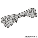 ■K2CF3YY00016 電源コード ステレオシステム他用■パナソニック■SC-C500、SL-1200G、SL-1200GAE、SL-1200GR、SU-G700用■Panasonic メーカー純正品■新品■(2)