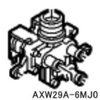 【純正品】AXW29A-6MJ0 Panasonic 給水弁 洗濯機用【NA-FR70S2/NA-FR80H3/NA-FR80H5他用】※ネジ・パッキン等は付属しません National ナショナル パナソニック 新品 ※離島・沖縄配送不可