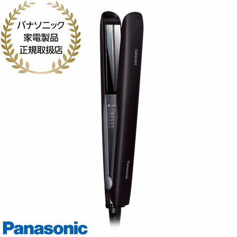 【最短翌日お届け】EH-HS0J-K パナソニック ストレートアイロン ナノケア (黒) Panasonic ヘアアイロン 新品 ※離島・沖縄配送不可【在庫あり...
