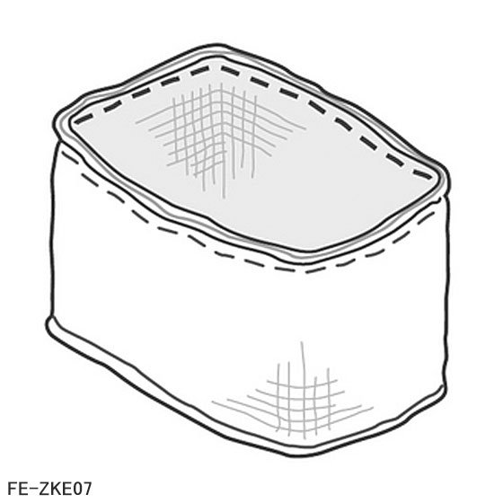 【純正品】FE-ZKE07 Panasonic 加湿フィルター 加湿機用【FE-KFK05/FE-KFK07/FE-KFL05他用】交換フィルター パナソニック 新品 ※離島・沖縄配送不可 1