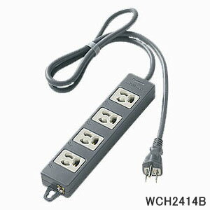 Rakuten - WCH2414B Panasonic OAタップ 接地15A抜け止め形 4コ口 1m マグネット付き(ブラック) 延長コード パナソニック 新品