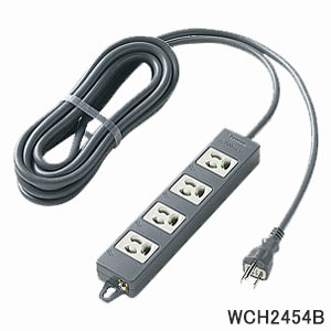 Rakuten - WCH2454B Panasonic OAタップ 接地15A抜け止め形 4コ口 5m マグネット付き(ブラック) 延長コード パナソニック 新品