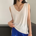 【didot.showroom】ピーチスキンモダールタンクトップ/レディース タンクトップ モダール シンプル 韓国 Didot,showroom