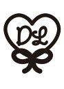 【ポイント20倍】ステッカー シール DotLoveハート&リボンステッカー 耐水 防水 ボードステッカー ロゴ ハート リボン モノトーン ホワイト 白黒 し...