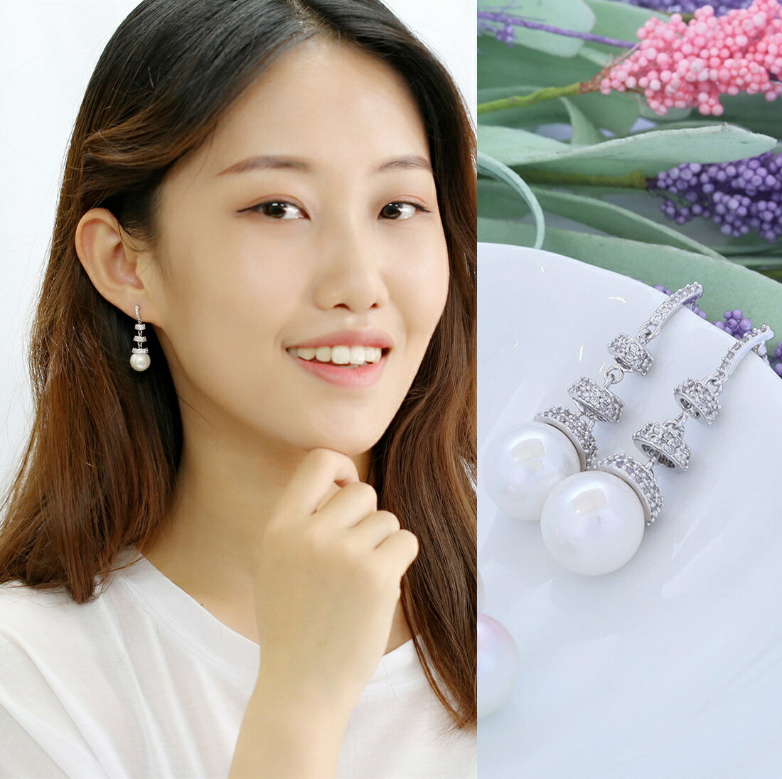 乐天商城 - ＼かわいい秋冬映え／パールピアス 金属アレルギー対応 18k おしゃれ かわいい 大人可愛い ロング 揺れる 上品 レディース人気 パール 華やか パーティー ニッケルフリー ロマンチック 長い 二次会 プチギフト