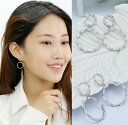 \新作商品/ダルマピアス 金属アレルギー 18k かわいい おしゃれ 人気 レディース 大ぶり 丸 c 揺れる 華やか 結婚式 パーティー 二次会 上品 女子会 デード ギフト プレゼント 女子 金色 ゴールド 透明感