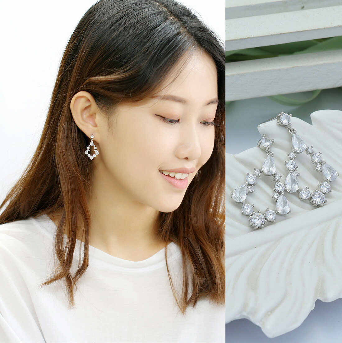 乐天商城 - ＼春新作商品／ドロップピアス 18k 金属アレルギー対応 sv925 かわいい バレンタイン おしゃれ 大人可愛い シンプル 上品 パーティー デード レディース人気 大ぶり 揺れる 華やか ドレスアップ ウェディング 春新作商品