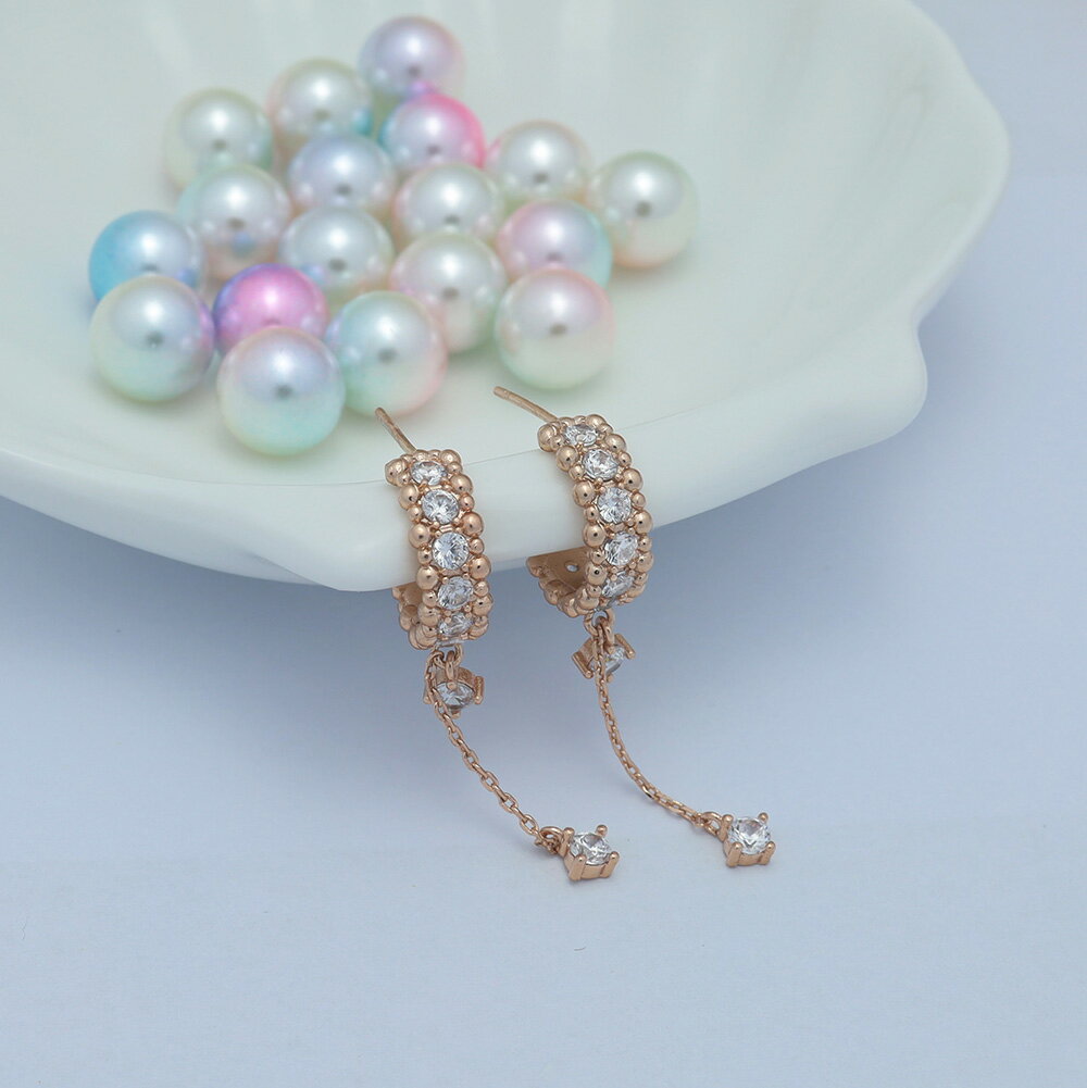 ＼春新作商品／丸ゆれピアス 金属アレルギー対応 ギフト おしゃれ かわいい 揺れる ロング 長い レディース人気 女子会 上品 ロマンチック 二次会 18k シルバー ゴールド ピンクゴールド フックピアス