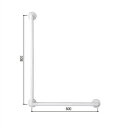 マツ六 ソフトアクアレールプラス L型ハンド SAP-K-6080W 600×800mm