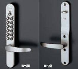 長沢製作所 キーレックス800 自動施錠 22823 ボタン錠