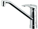カクダイ シングルレバー混合栓 分水孔付 117-051