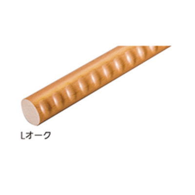 樂天商城 - マツ六 32グロス丸棒 手すり ディンプル付 BC-GL14 Lオーク 4m