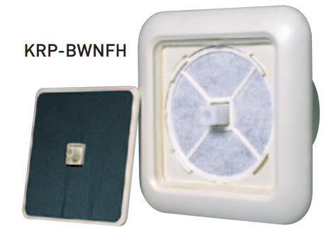 ユニックス KRP150BWNFH 不織布フィルター+遮音シート付 室内用製品 樹脂製 角型レジスター クールホワイト ACE 313-292 