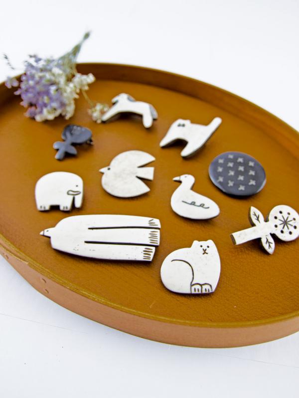 BROOCH BIRD A1280 ブローチ 北欧 おしゃれ かわいい 鳥