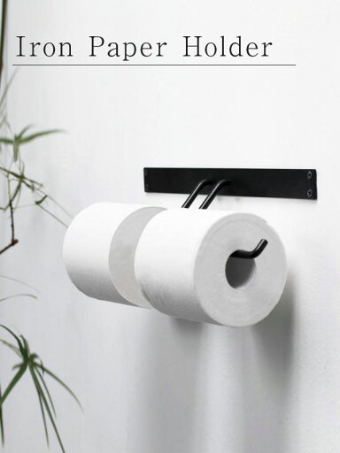 Iron Paper Holder Wダブル HS2406 トイレットペーパーホルダー二連 アンティーク おしゃれ アイアン Iron Paper Holder Wダブル HS2406 トイレットペーパーホルダー二連 アンティーク おしゃれ アイアン