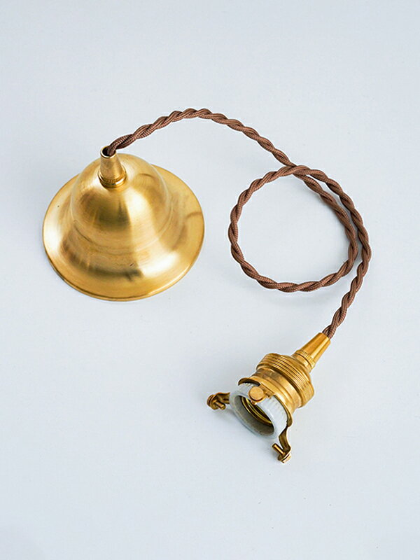 (300円クーポン配布中) ペンダントE26用 BR60cm(シーリングカバー付) HS2174 照明 吊り下げ ペンダントライト 紐 おしゃれ ゴールド