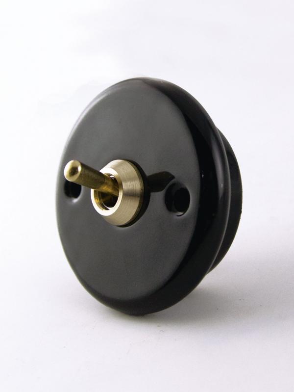 (300円クーポン配布中) セラミックトグルスイッチ ブラック HS2836 おしゃれ かわいい レトロ アンティーク スイッチプレート