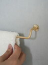 (300円クーポン配布中) KT brass towel holder M L2225 おしゃれ かわいい レトロ アンティーク タオル掛け ゴールド