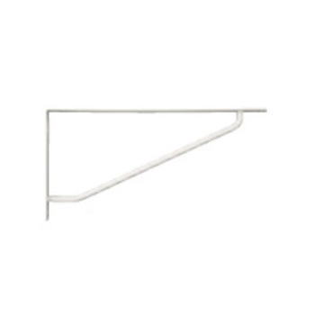 KGY工業 カラーアーム棚受 白 210x105 AA-W210