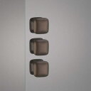 ユニオン ドアハンドル G1257-25-122-3 ユニキャスト ブラストアンバー 113×113 (内外1セット×3)