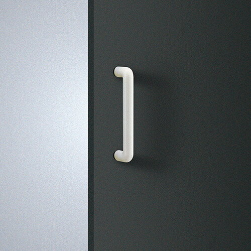 ユニオン ドアハンドル T510-51-076 ABS ホワイト L192 1セット（内外)