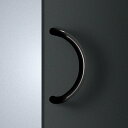 ユニオン ドアハンドル T5510-53-101 アクリル ブラック L300 1セット(内外)