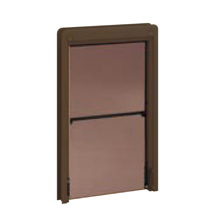 アトム ペットくぐ〜る 三方枠 ダークブラウン 1セット