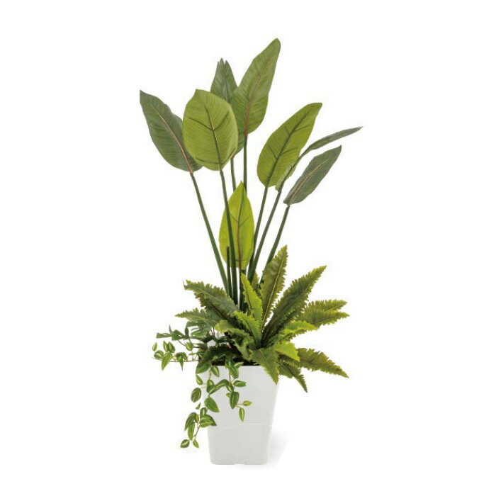 タカショー GD-241 ストレリチア 寄植付 1.2m 1鉢 人工植物 ※直送／個人宅不可