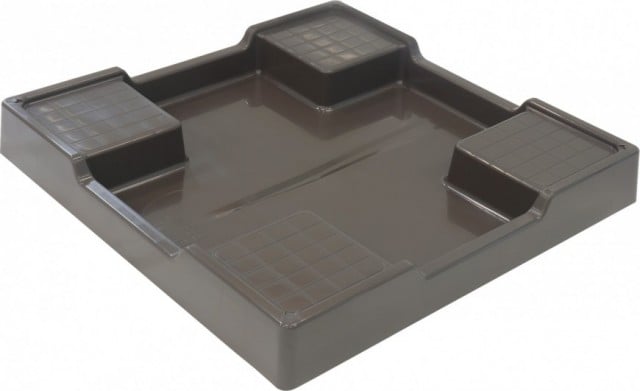 テクノテック 洗濯機防水パン 新色テクノブラウン W640×D640×H83mm TP640-NB2