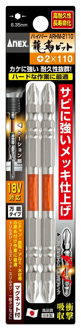 �������� ANEX ARHM-2110 �ϥ��ѡ�ζ�٥ӥå�ξƬ������2����+2��110